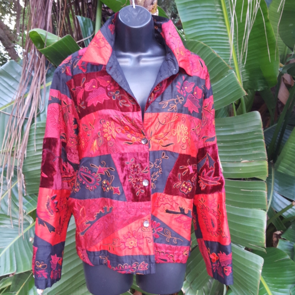 Chicos patchwork jacket